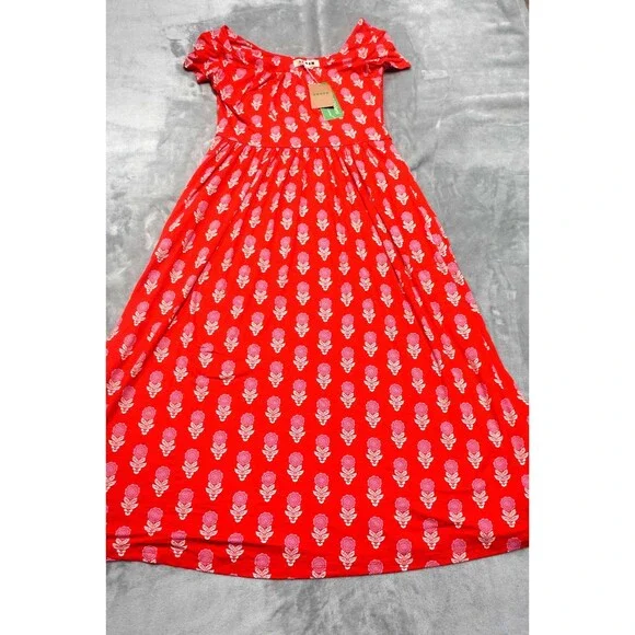 Boden Women's 8R Poppy Red Samantha Scoop Jersey Dress NWT Boden Women's 8R Poppy Red Samantha Scoop Jersey Dress NWT